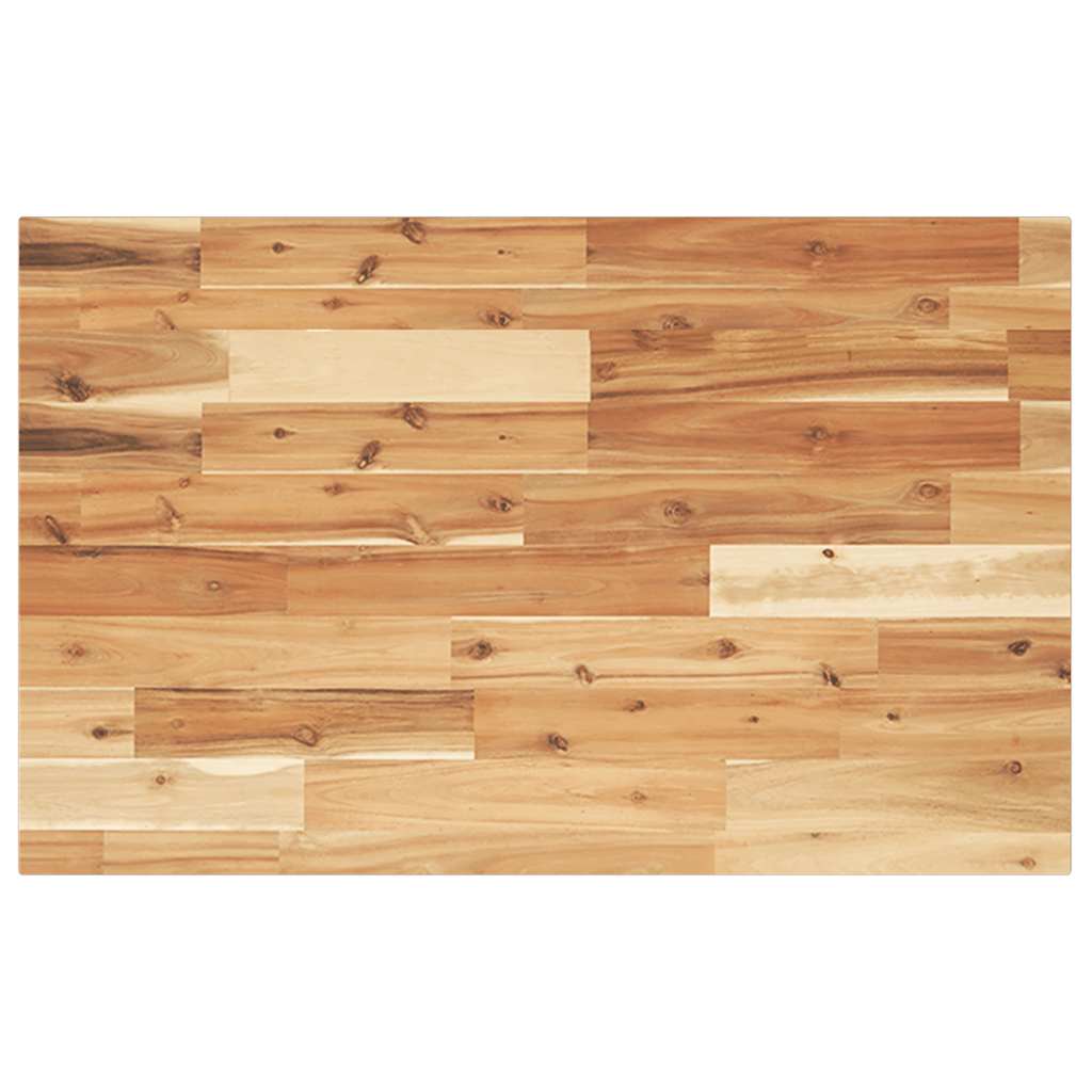 vidaXL Waschbeckenregal Wandmontage Stahl und Akazienholz