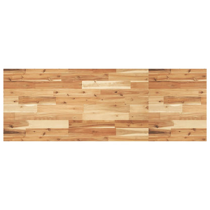 vidaXL Waschbeckenregal Wandmontage Stahl und Akazienholz