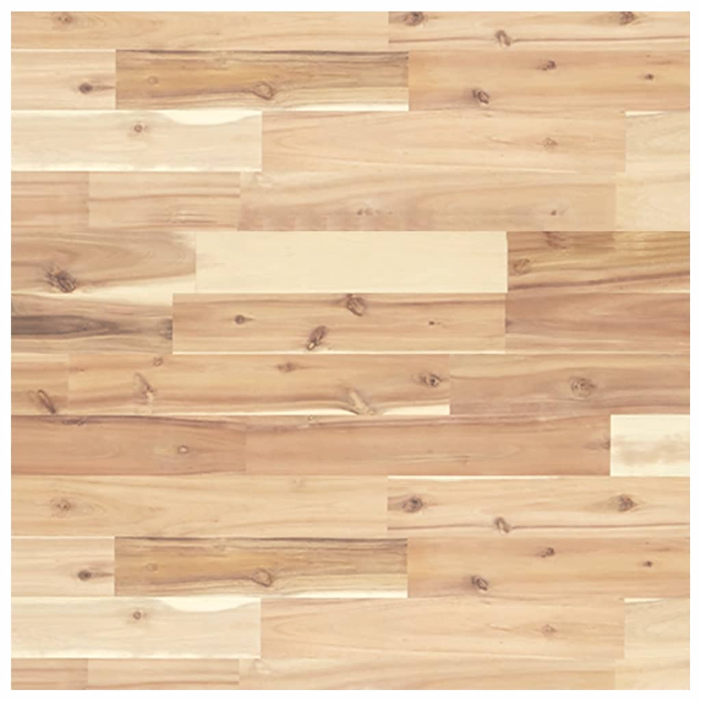 vidaXL Waschbeckenregal Wandmontage Stahl und Akazienholz