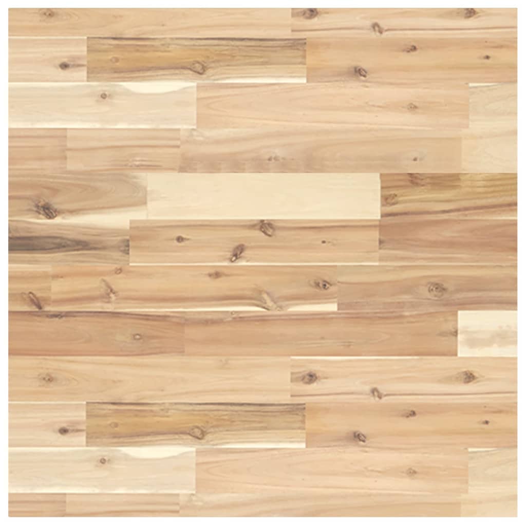 vidaXL Étagère de lavabo murale en acier et bois d'acacia