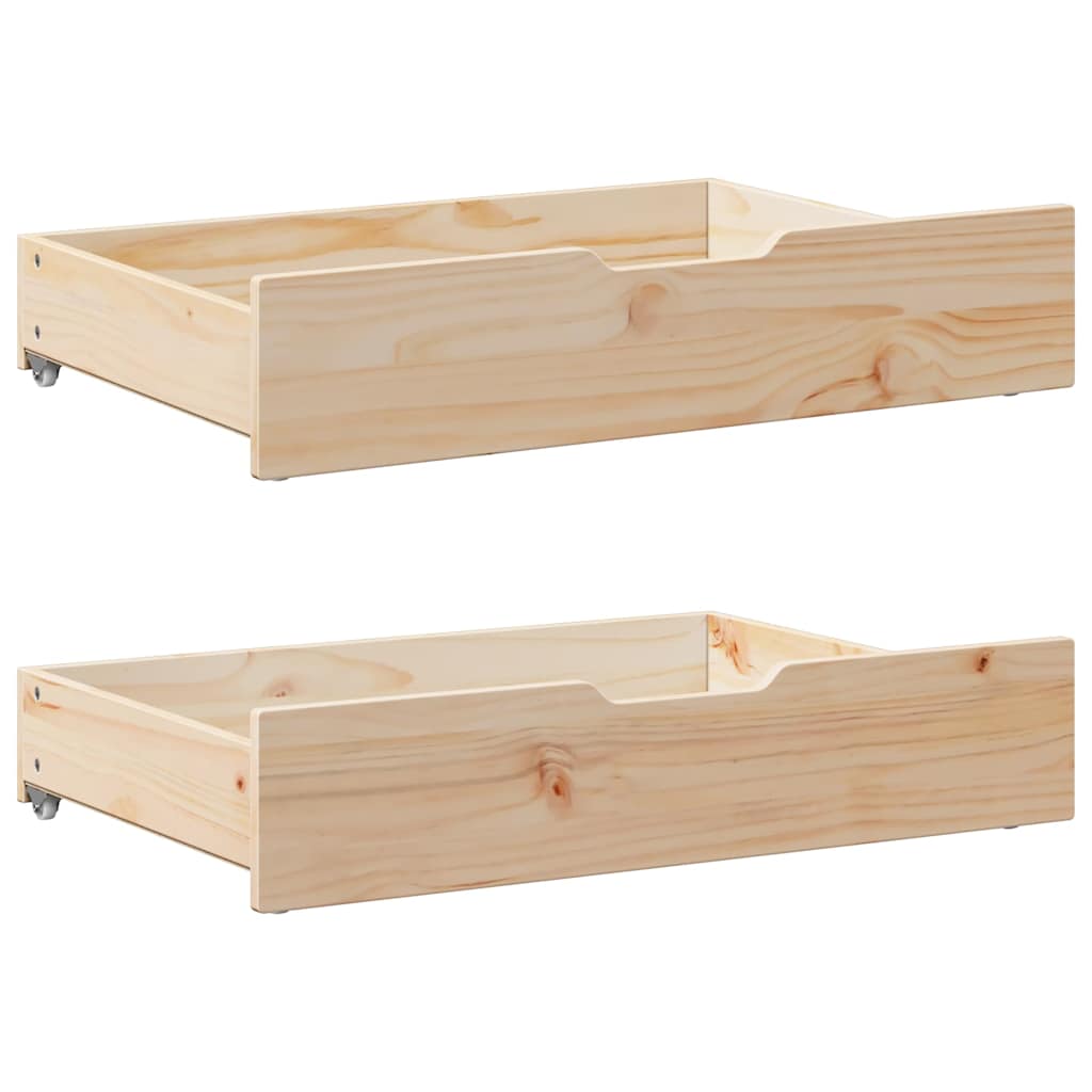 vidaXL Tagesbett Ausziehbar mit Schubladen ohne Matratze 90x200 cm