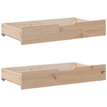vidaXL Lit de repos extensible avec tiroirs sans matelas 80x200 cm