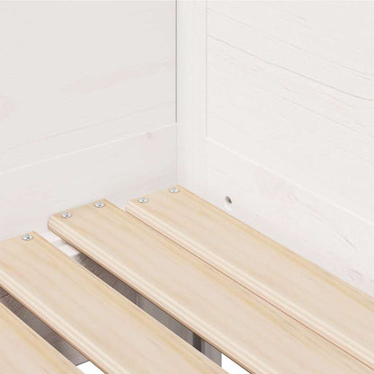 vidaXL Lit de jour extensible avec tiroirs sans matelas Blanc 90x190cm