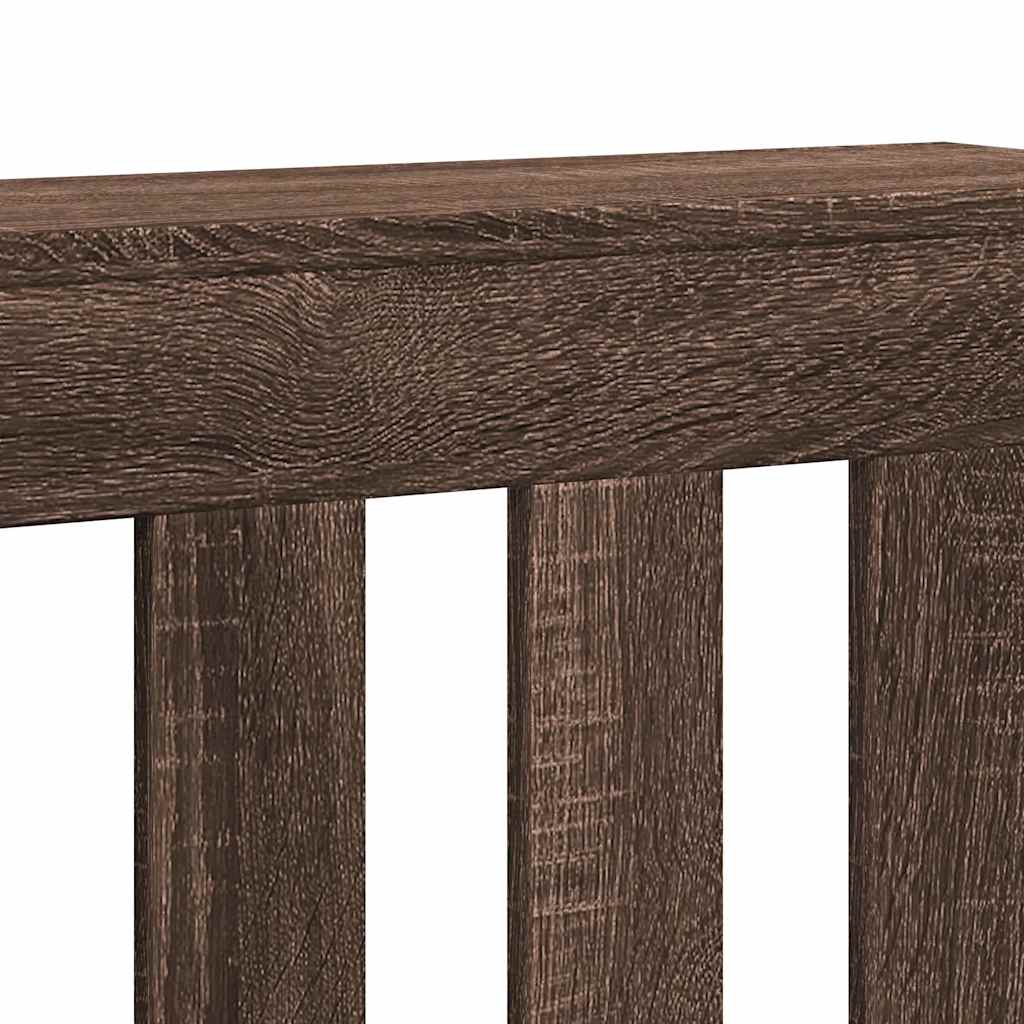 Heizkörperverkleidung Eichen-Optik 149x20x82 cm Holzwerkstoff