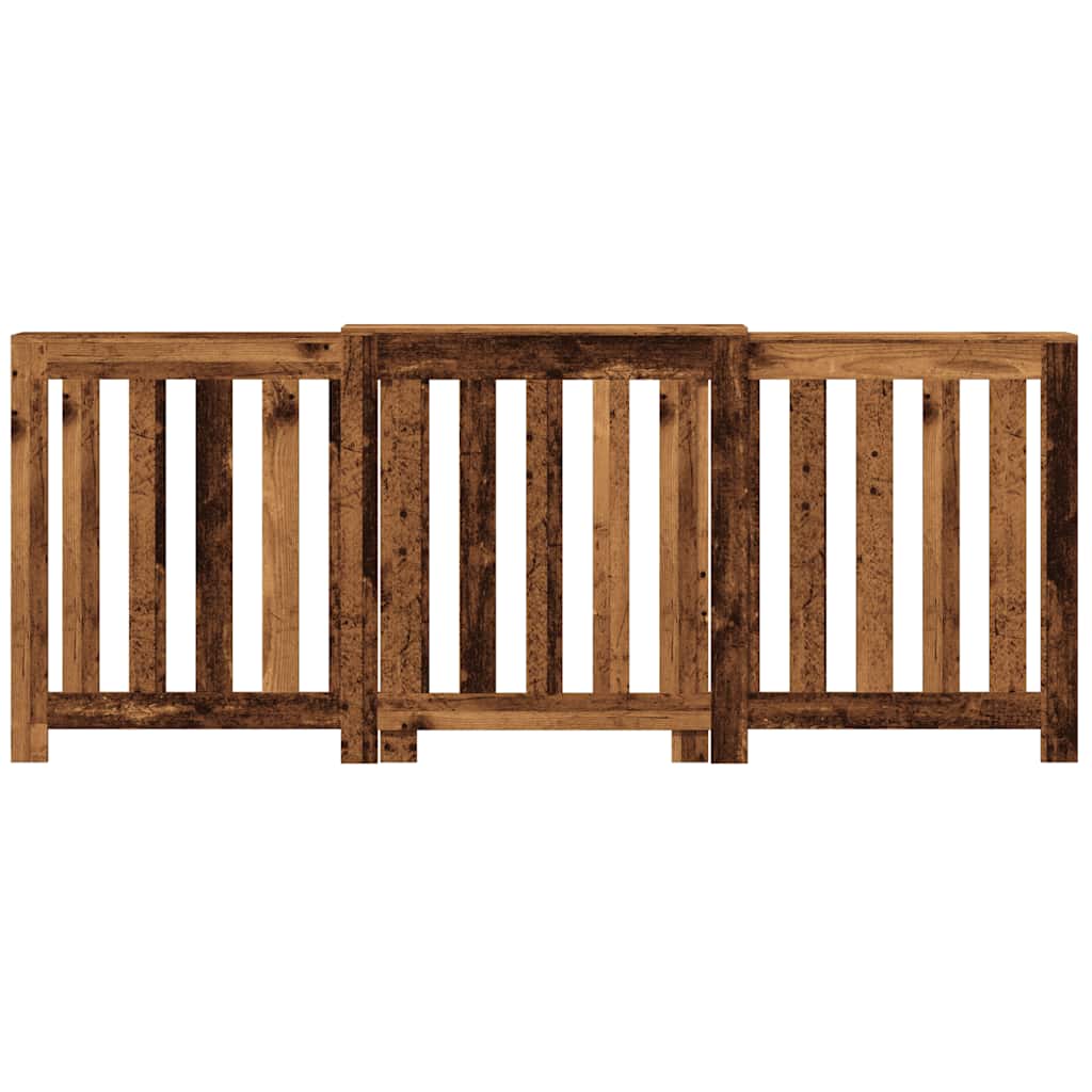 Heizkörperverkleidung Altholz-Optik 205x21,5x83,5 cm