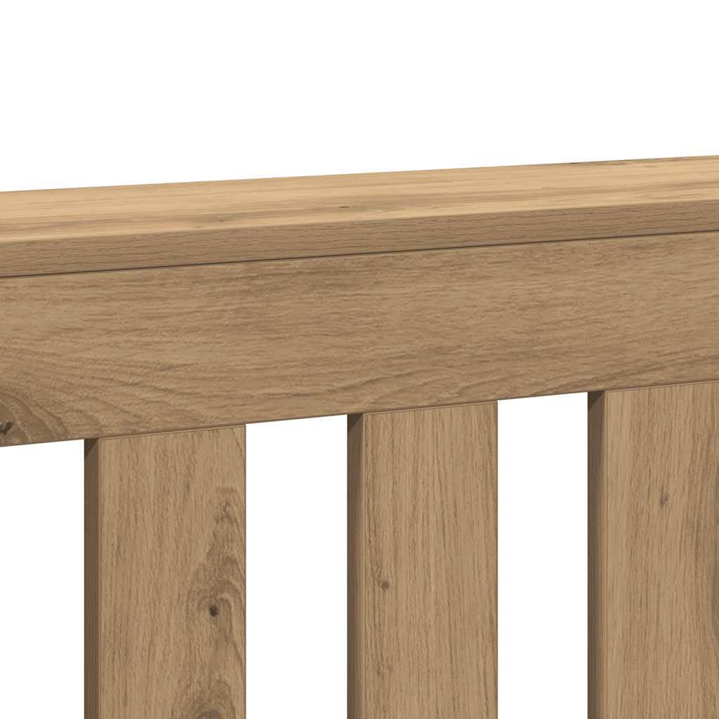 Heizkörperverkleidung Artisan-Eiche 205x21,5x83,5 cm