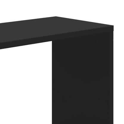 vidaXL Bücherregal 5 Böden Schwarz 80,5x23,5x162,5 cm Holzwerkstoff
