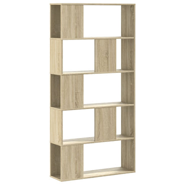 vidaXL Bücherregal 5 Böden Sonoma-Eiche 80,5x23,5x162,5 Holzwerkstoff
