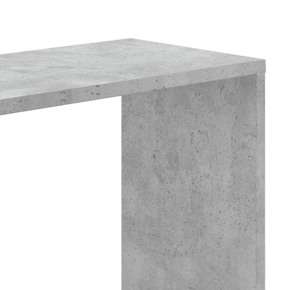 vidaXL Bücherregal 5 Böden Betongrau 80,5x23,5x162,5 cm Holzwerkstoff