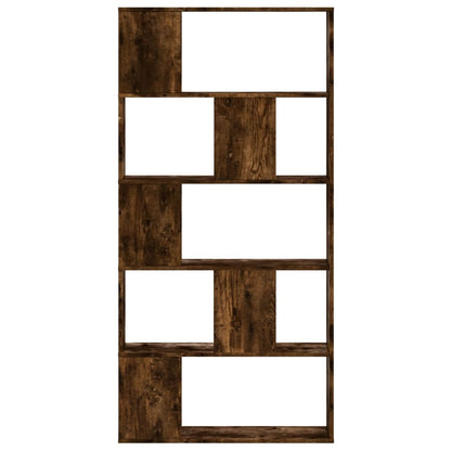 vidaXL Bücherregal 5 Böden Räuchereiche 80,5x23,5x162,5 Holzwerkstoff