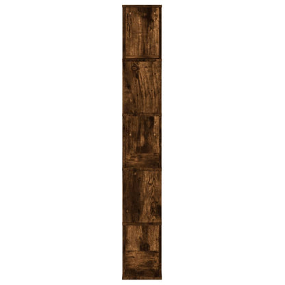 vidaXL Bücherregal 5 Böden Räuchereiche 80,5x23,5x162,5 Holzwerkstoff
