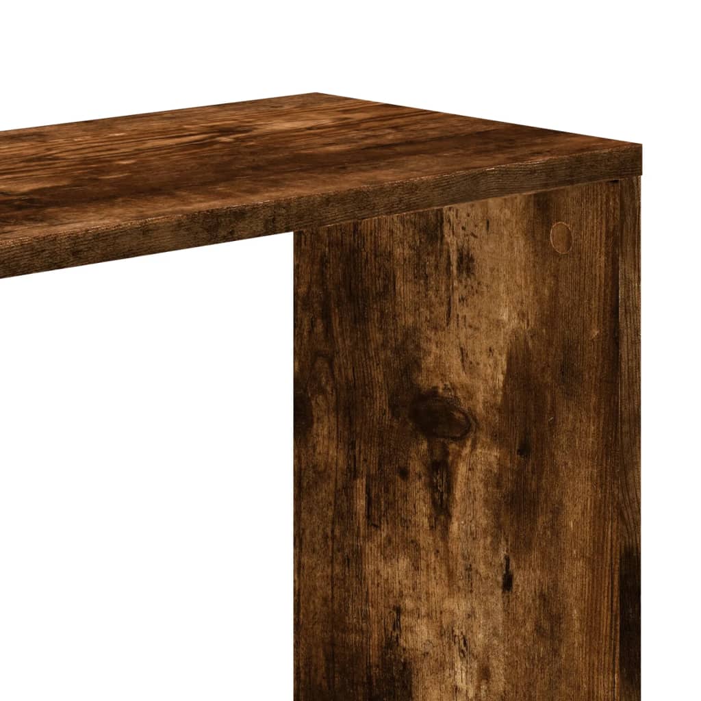 vidaXL Bücherregal 5 Böden Räuchereiche 80,5x23,5x162,5 Holzwerkstoff