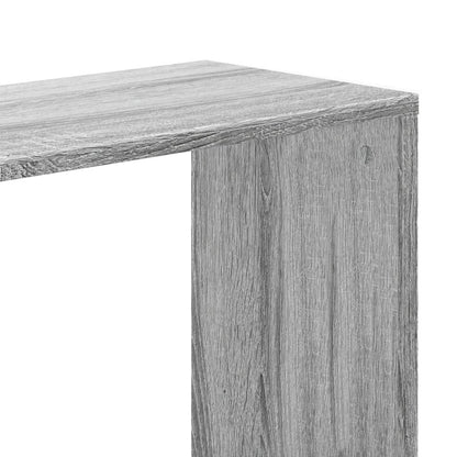 vidaXL Bücherregal 5 Böden Grau Sonoma 80,5x23,5x162,5 Holzwerkstoff