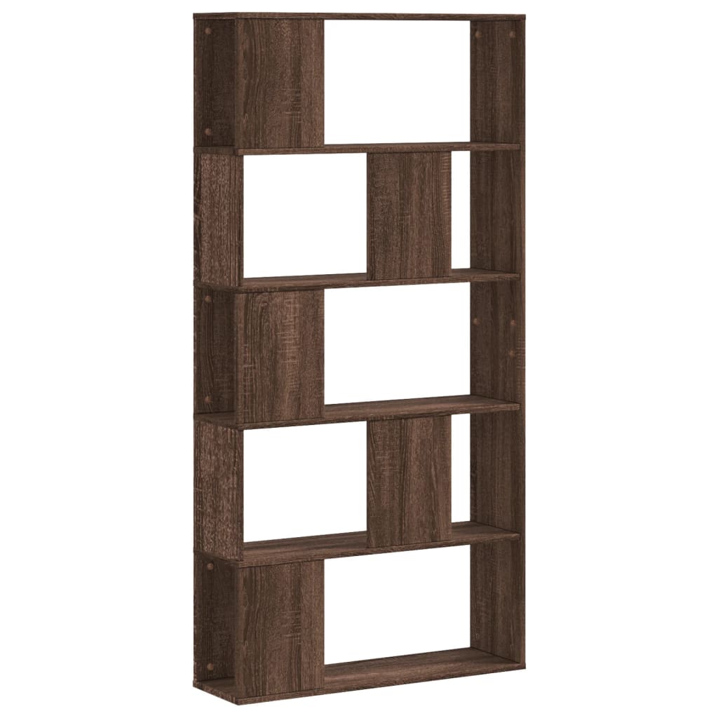 vidaXL Bücherregal 5 Böden Eichen-Optik 80,5x23,5x162,5 Holzwerkstoff