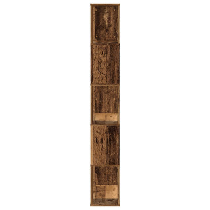 vidaXL Bücherregal 5 Böden Altholz 80,5x23,5x162,5 cm Holzwerkstoff