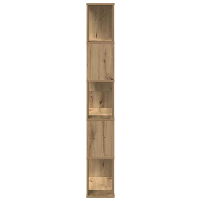 vidaXL Bücherregal 5 Böden Artisan-Eiche 80,5x23,5x162,5 Holzwerkstoff