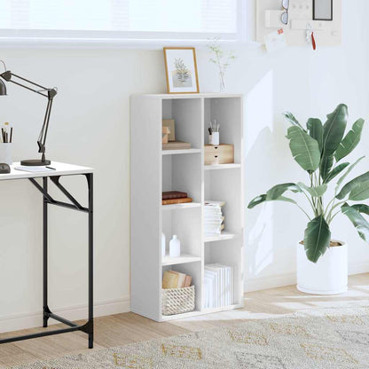 vidaXL Bücherregal Weiß 50x25x105 cm Holzwerkstoff