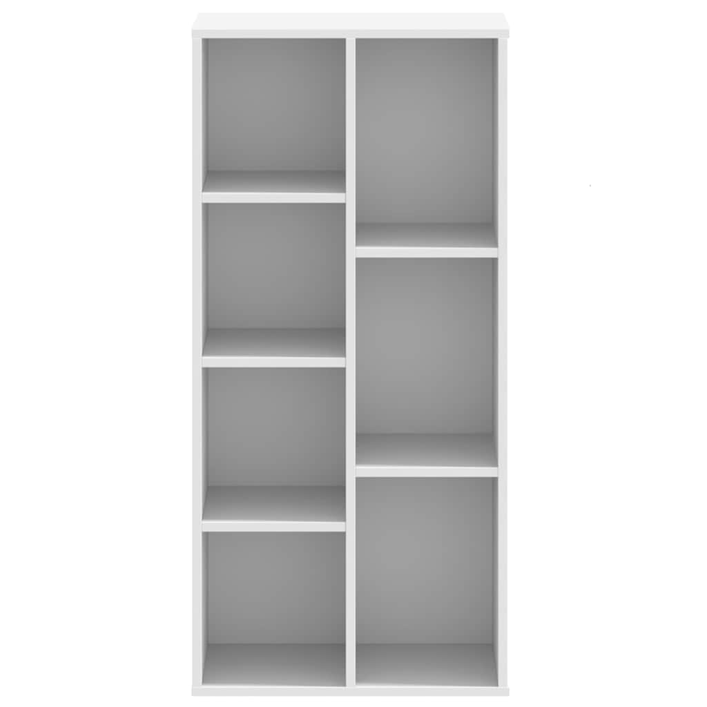 vidaXL Bücherregal Weiß 50x25x105 cm Holzwerkstoff