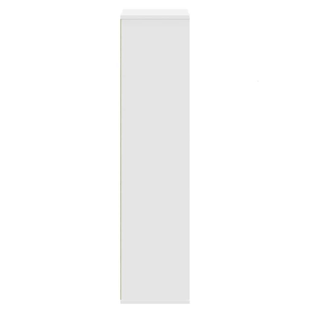 vidaXL Bücherregal Weiß 50x25x105 cm Holzwerkstoff