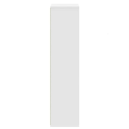 vidaXL Bücherregal Weiß 50x25x105 cm Holzwerkstoff