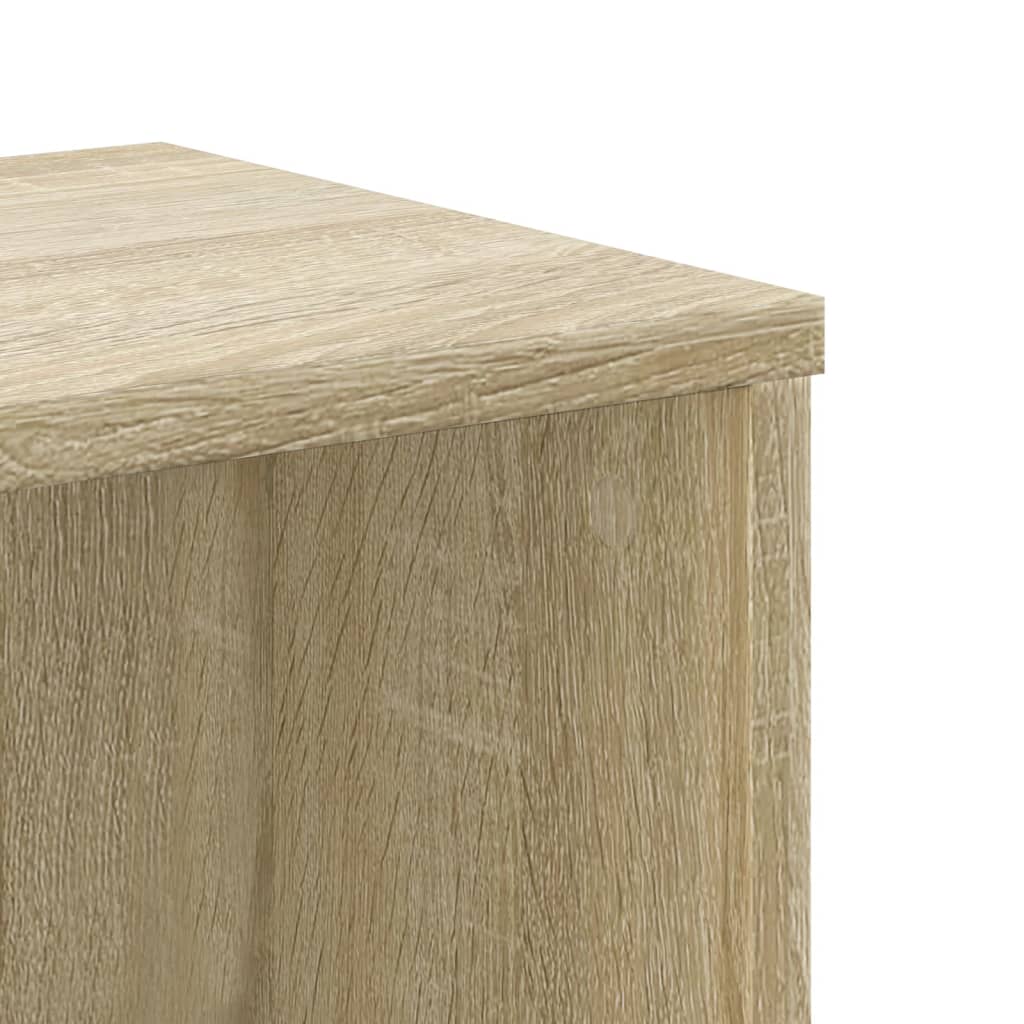vidaXL Bücherregal Sonoma-Eiche 50x25x105 cm Holzwerkstoff