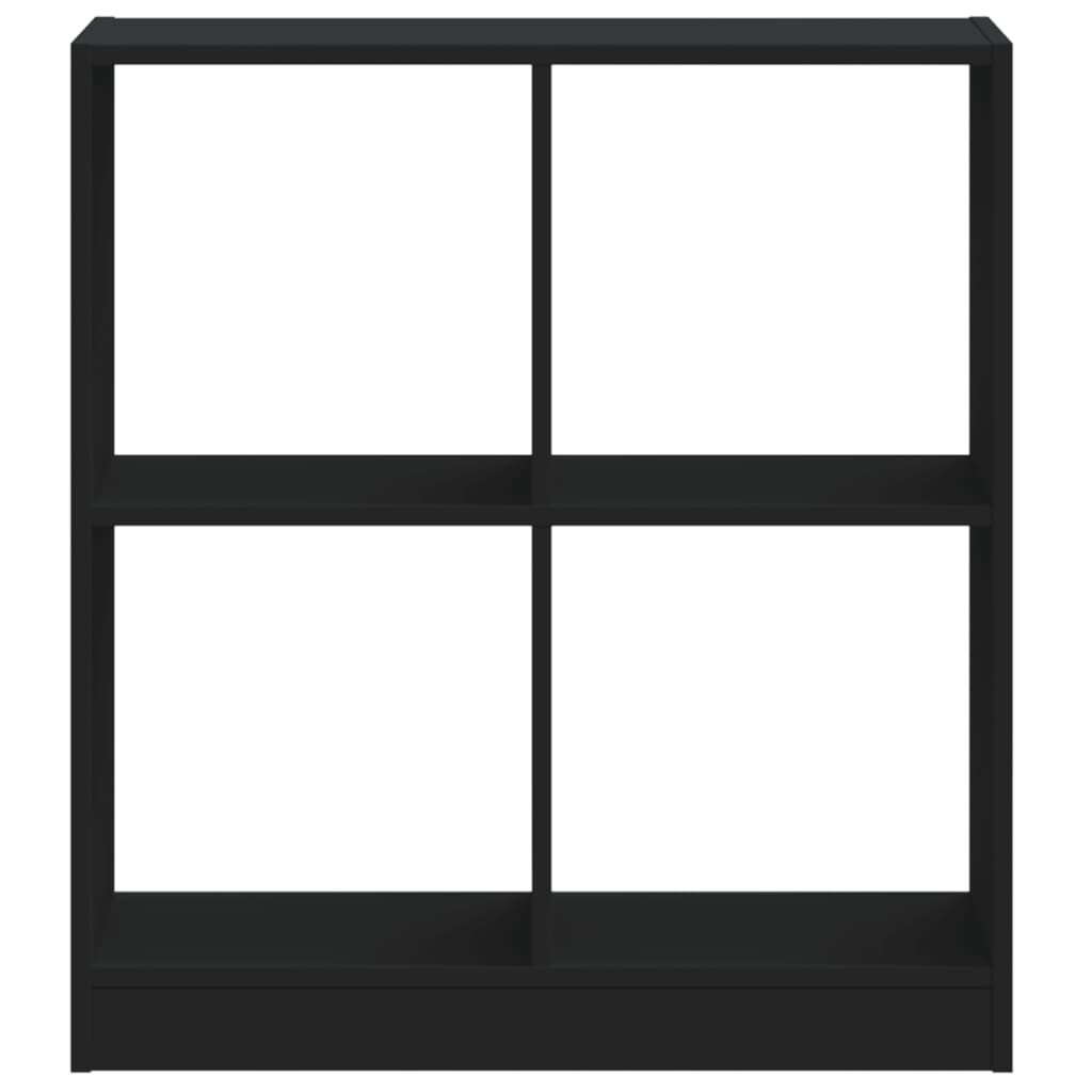 vidaXL Bücherregal Schwarz 68,5x32x75 cm Holzwerkstoff