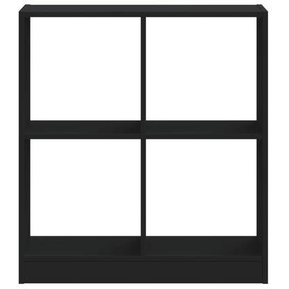 vidaXL Bücherregal Schwarz 68,5x32x75 cm Holzwerkstoff