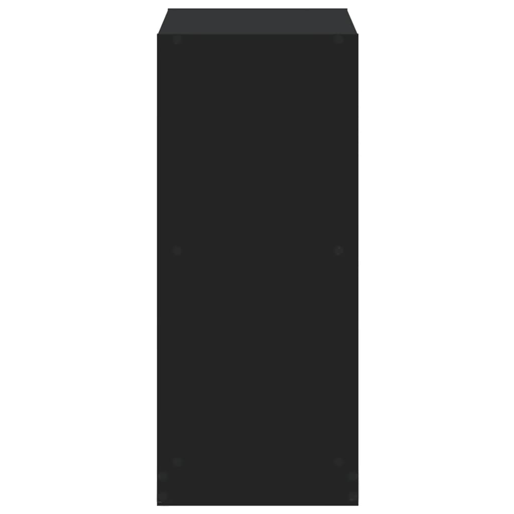 vidaXL Bücherregal Schwarz 68,5x32x75 cm Holzwerkstoff