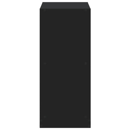 vidaXL Bücherregal Schwarz 68,5x32x75 cm Holzwerkstoff
