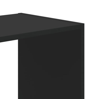 vidaXL Bücherregal Schwarz 68,5x32x75 cm Holzwerkstoff