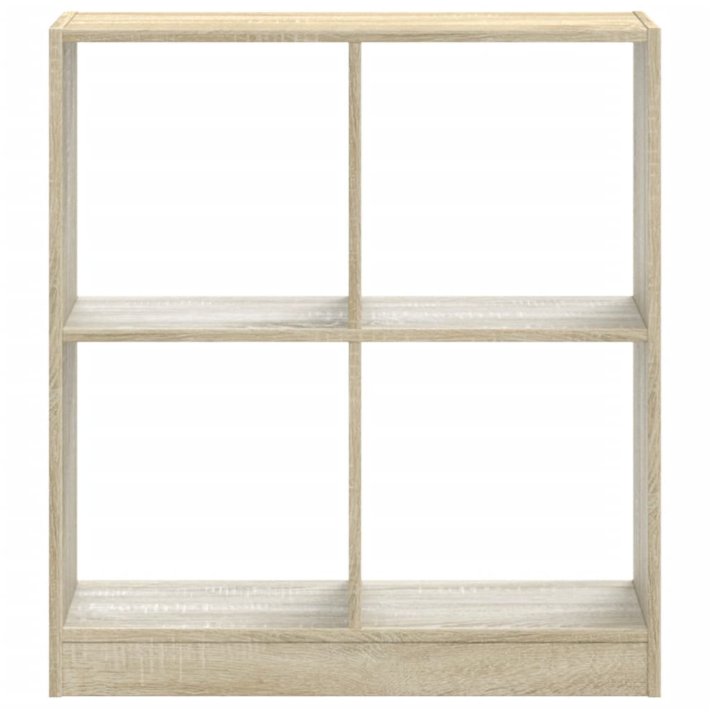 vidaXL Bücherregal Sonoma-Eiche 68,5x32x75 cm Holzwerkstoff
