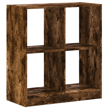 vidaXL Bücherregal Räuchereiche 68,5x32x75 cm Holzwerkstoff