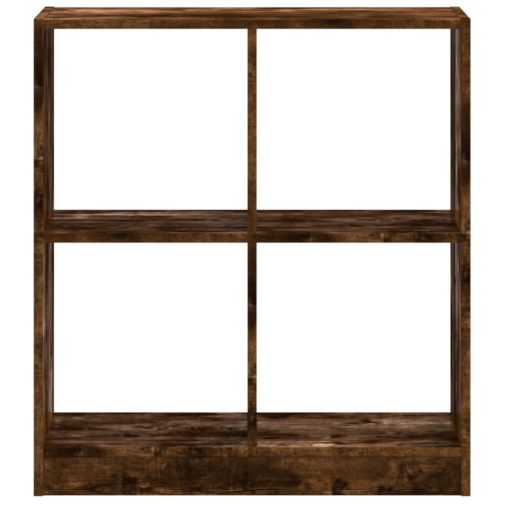 vidaXL Bücherregal Räuchereiche 68,5x32x75 cm Holzwerkstoff