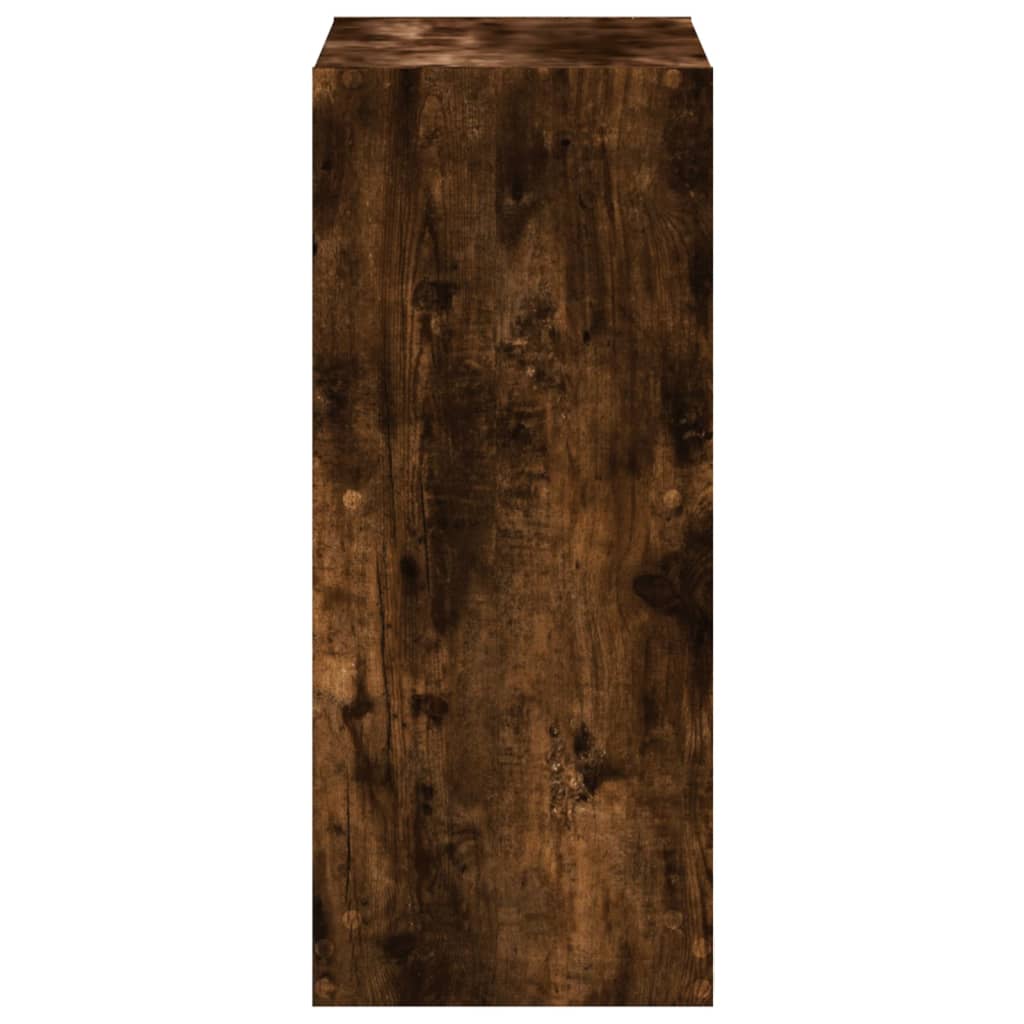 vidaXL Bücherregal Räuchereiche 68,5x32x75 cm Holzwerkstoff