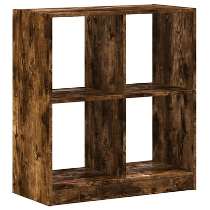 vidaXL Bücherregal Räuchereiche 68,5x32x75 cm Holzwerkstoff