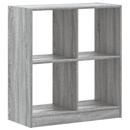 vidaXL Bücherregal Grau Sonoma 68,5x32x75 cm Holzwerkstoff