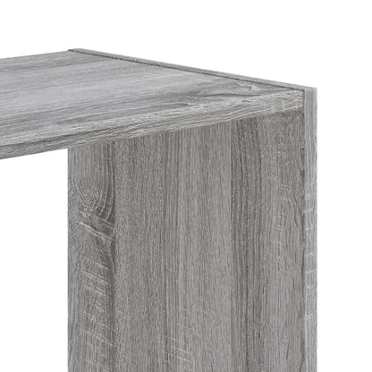 vidaXL Bücherregal Grau Sonoma 68,5x32x75 cm Holzwerkstoff