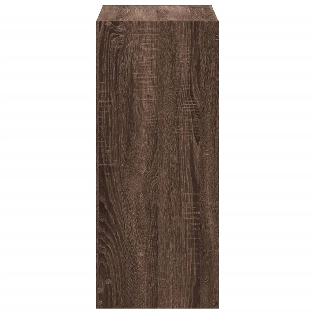 vidaXL Bücherregal Braun Eichen-Optik 68,5x32x75 cm Holzwerkstoff