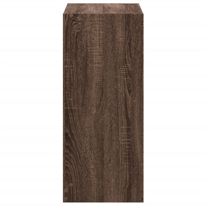 vidaXL Bücherregal Braun Eichen-Optik 68,5x32x75 cm Holzwerkstoff