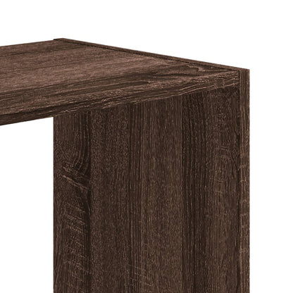 vidaXL Bücherregal Braun Eichen-Optik 68,5x32x75 cm Holzwerkstoff