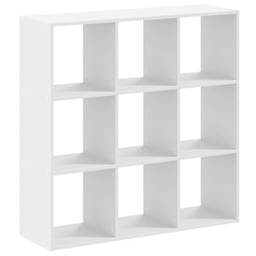vidaXL Bücherregal Weiß 102x32x102 cm Holzwerkstoff