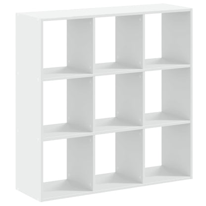 vidaXL Bücherregal Weiß 102x32x102 cm Holzwerkstoff