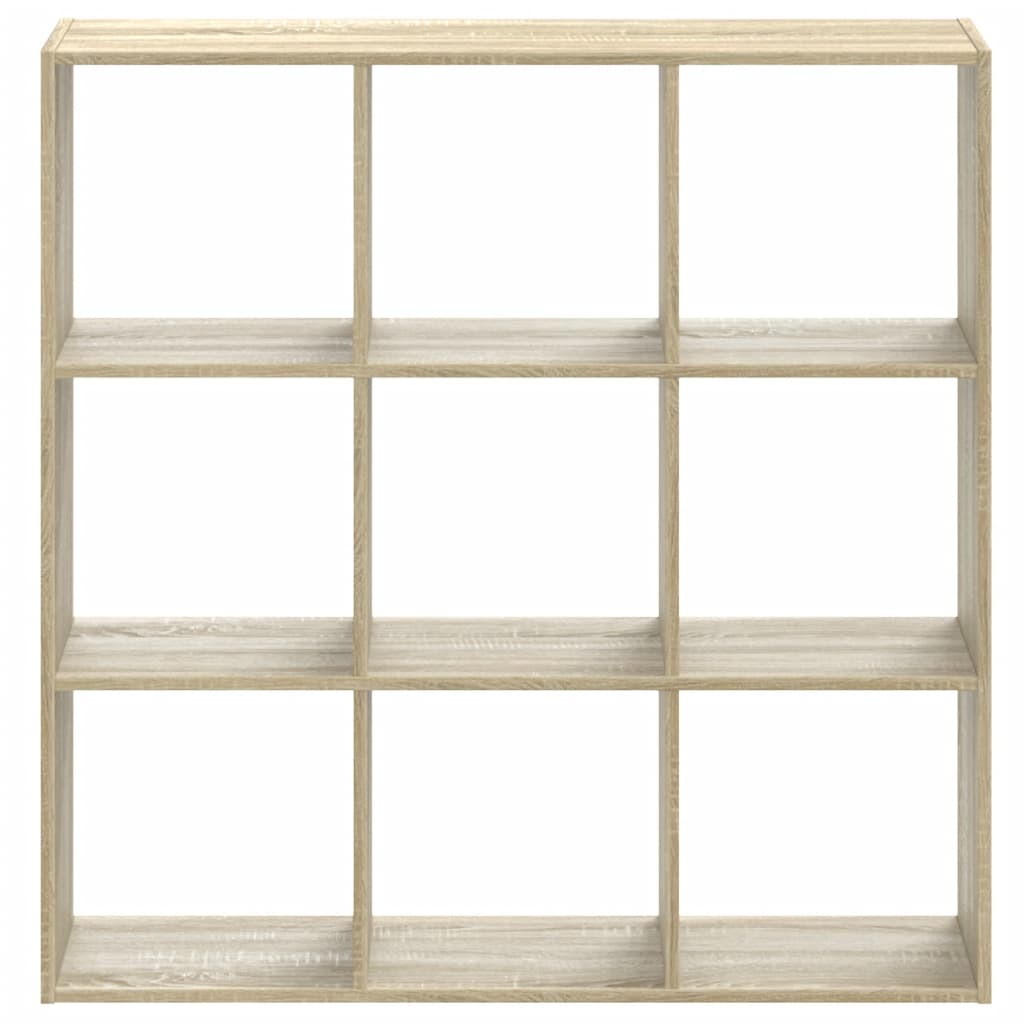 vidaXL Bücherregal Sonoma-Eiche 102x32x102 cm Holzwerkstoff