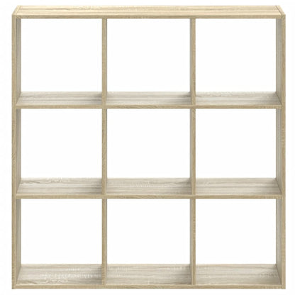 vidaXL Bücherregal Sonoma-Eiche 102x32x102 cm Holzwerkstoff