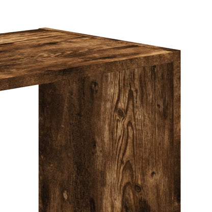 vidaXL Bücherregal Räuchereiche 102x32x102 cm Holzwerkstoff