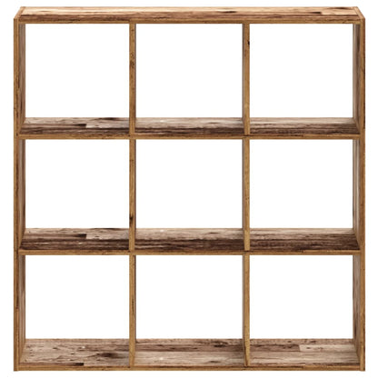 vidaXL Bücherregal Altholz-Optik 102x32x102 cm Holzwerkstoff
