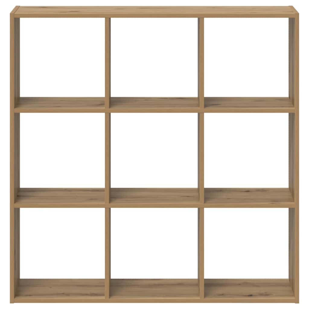 vidaXL Bücherregal Artisan-Eiche 102x32x102 cm Holzwerkstoff