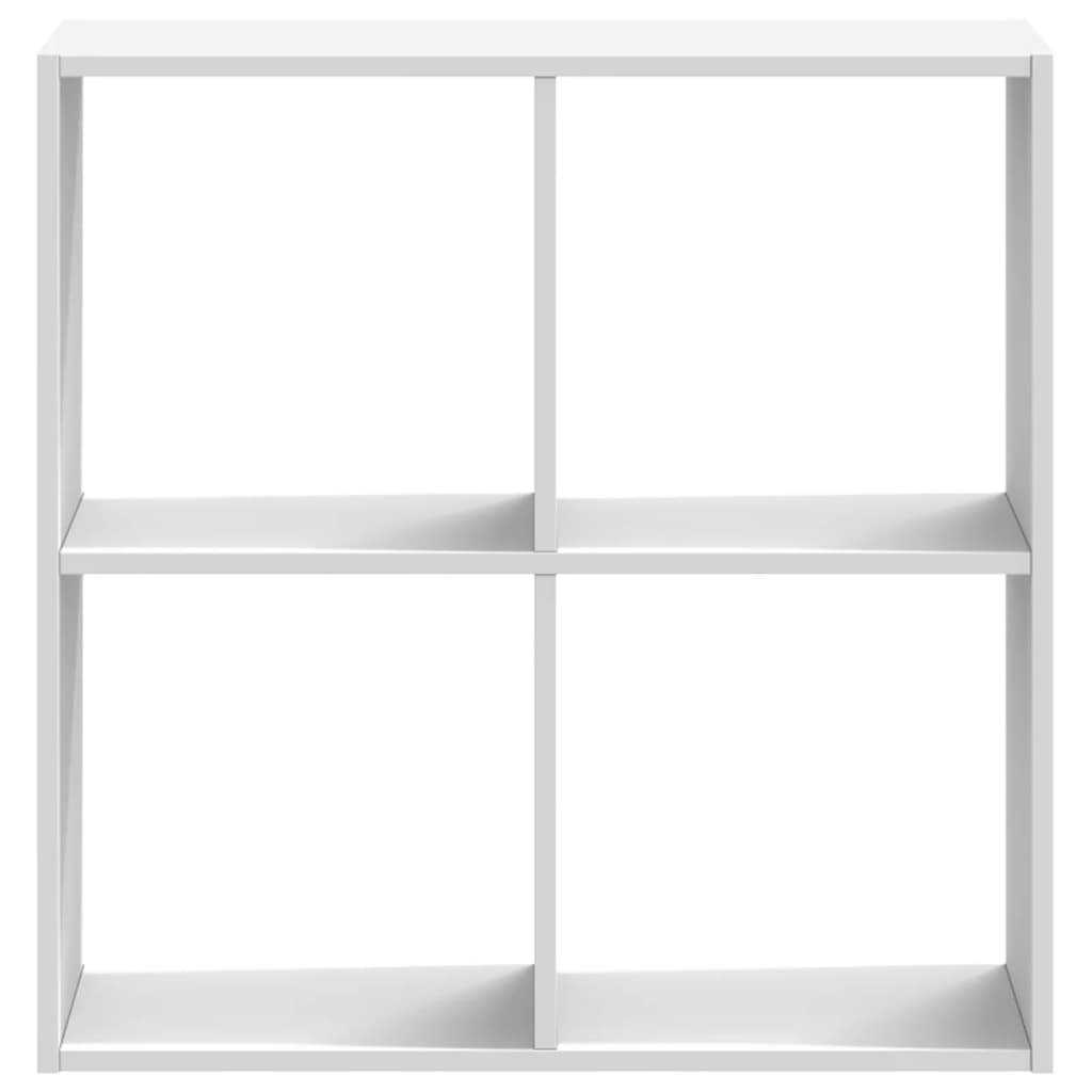 vidaXL Bücherregal Weiß 68,5x32x68,5 cm Holzwerkstoff