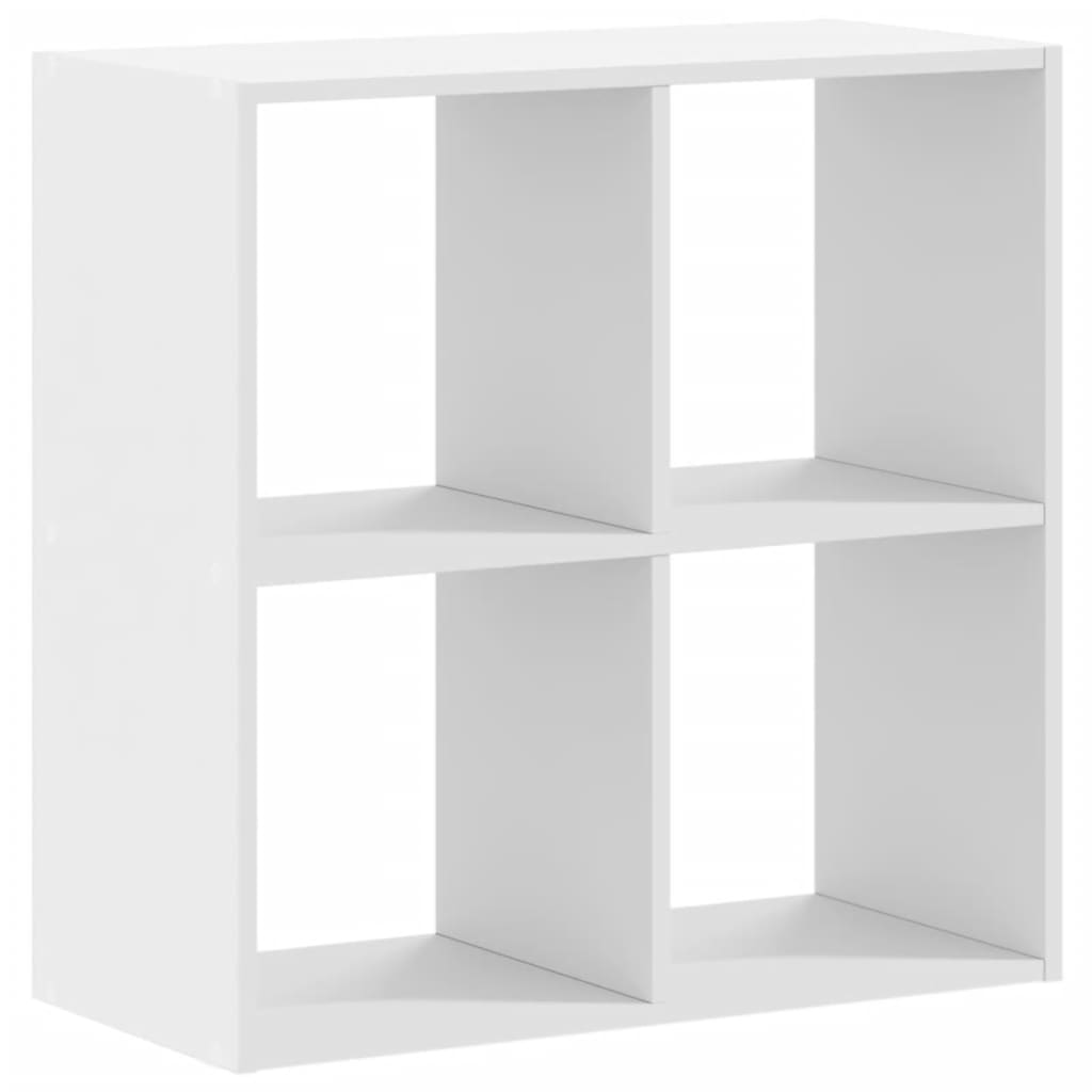 vidaXL Bücherregal Weiß 68,5x32x68,5 cm Holzwerkstoff