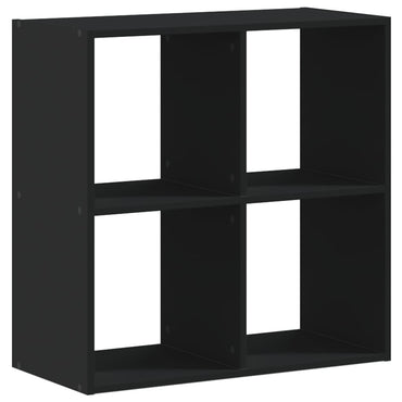 vidaXL Bücherregal Schwarz 68,5x32x68,5 cm Holzwerkstoff